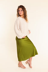 The Elegance Satin Skirt