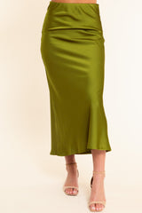 The Elegance Satin Skirt