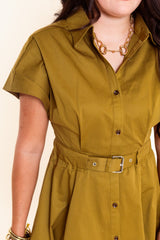 Safari Social Midi Dress