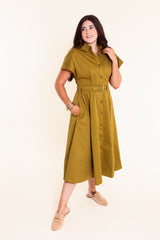 Safari Social Midi Dress