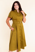 Safari Social Midi Dress