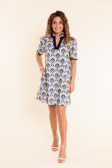 The Delphine Lace Trim Dress