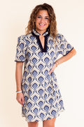 The Delphine Lace Trim Dress
