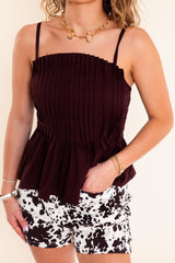 The Dinner Date Pleated Cami