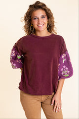 The Wine & Wildflowers Top