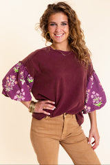 The Wine & Wildflowers Top