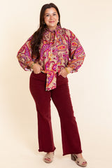 The Sadie Scarf-Tie Blouse