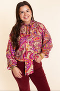 The Sadie Scarf-Tie Blouse