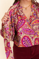 The Sadie Scarf-Tie Blouse