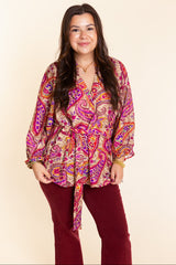 The Sadie Scarf-Tie Blouse
