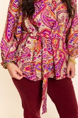 The Sadie Scarf-Tie Blouse