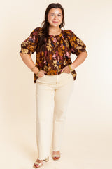 The Chestnut Grove Floral Top