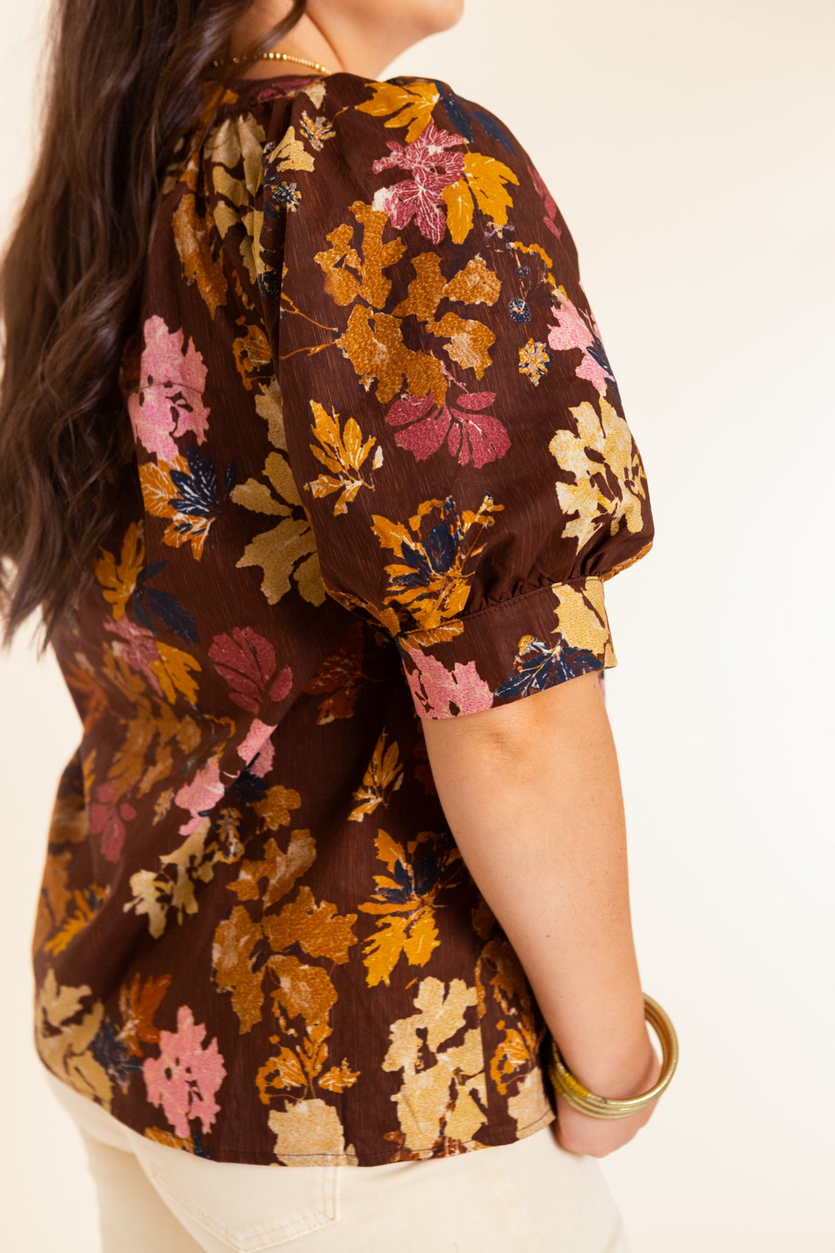 The Chestnut Grove Floral Top