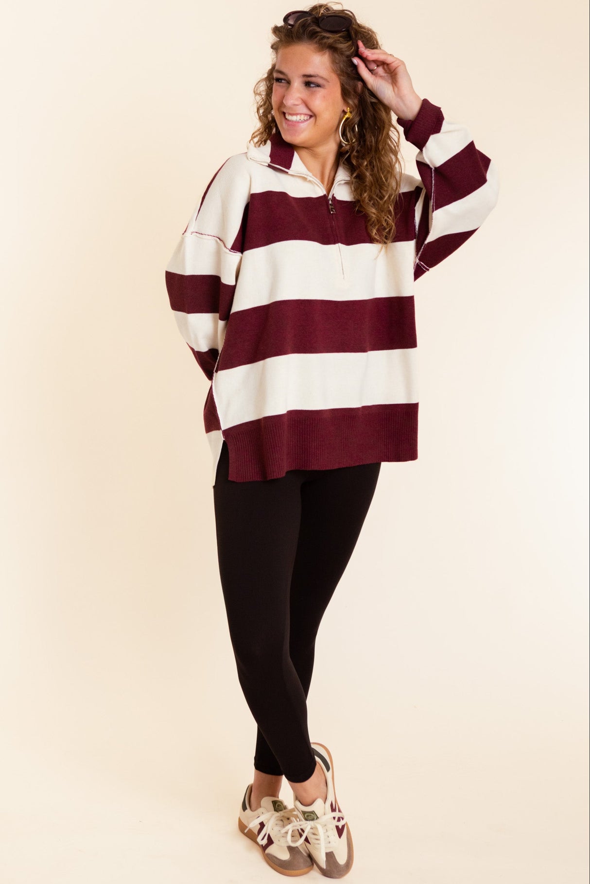 The Burgundy Club Pullover