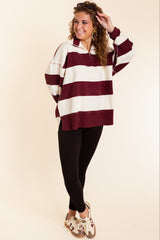 The Burgundy Club Pullover