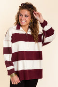 The Burgundy Club Pullover
