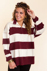 The Burgundy Club Pullover