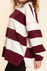 The Burgundy Club Pullover