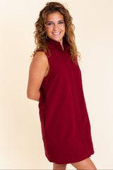 The Crimson Confidence Dress