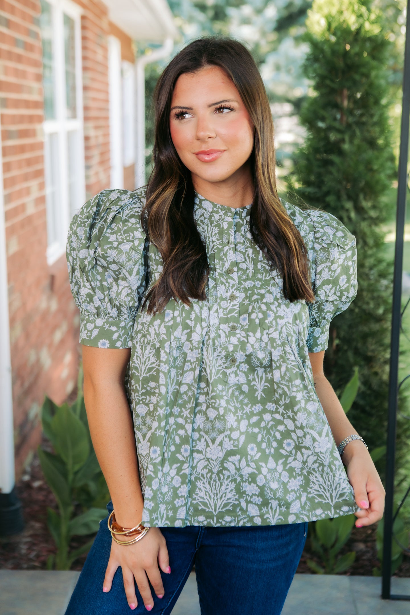 The June Floral Print Top