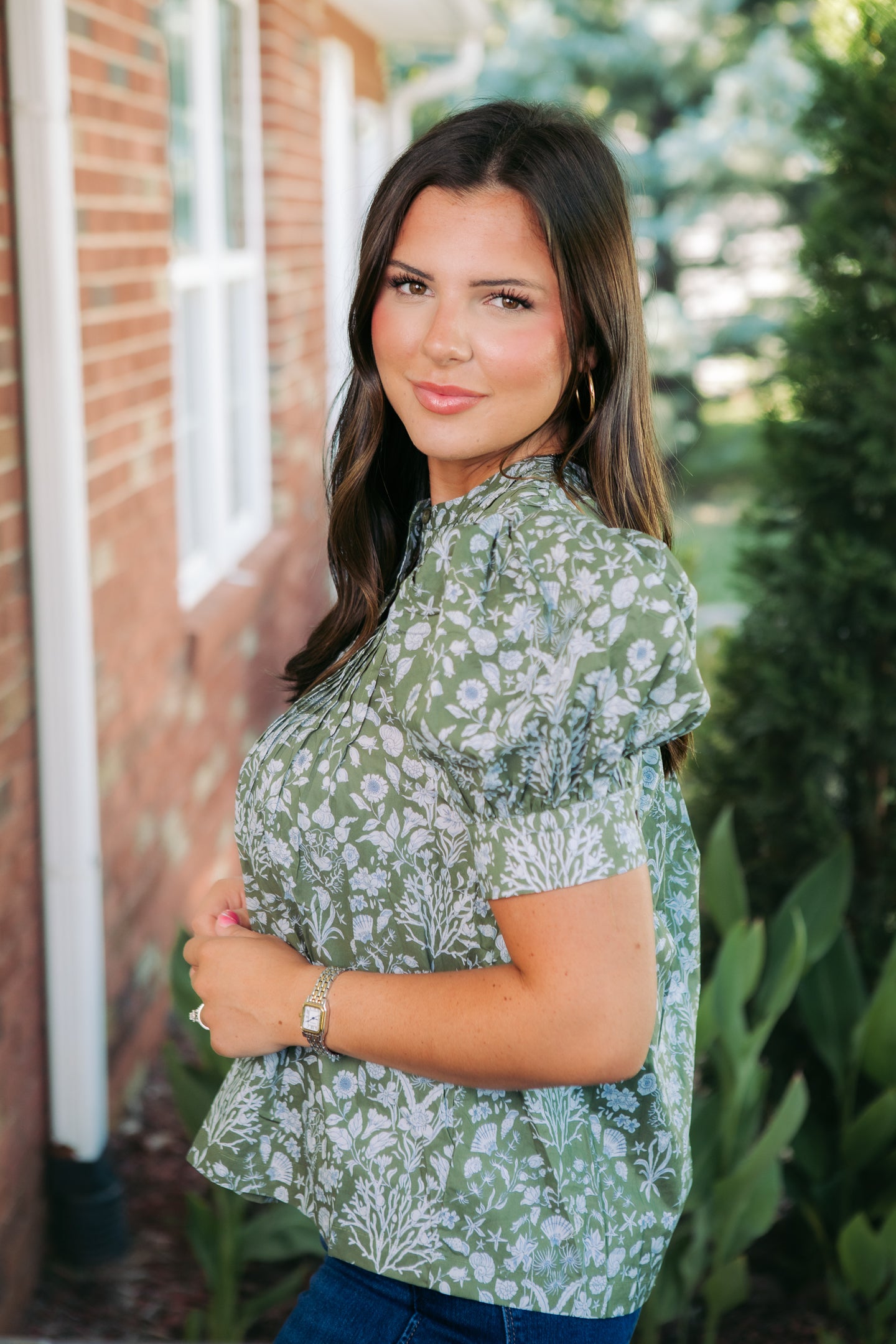 The June Floral Print Top
