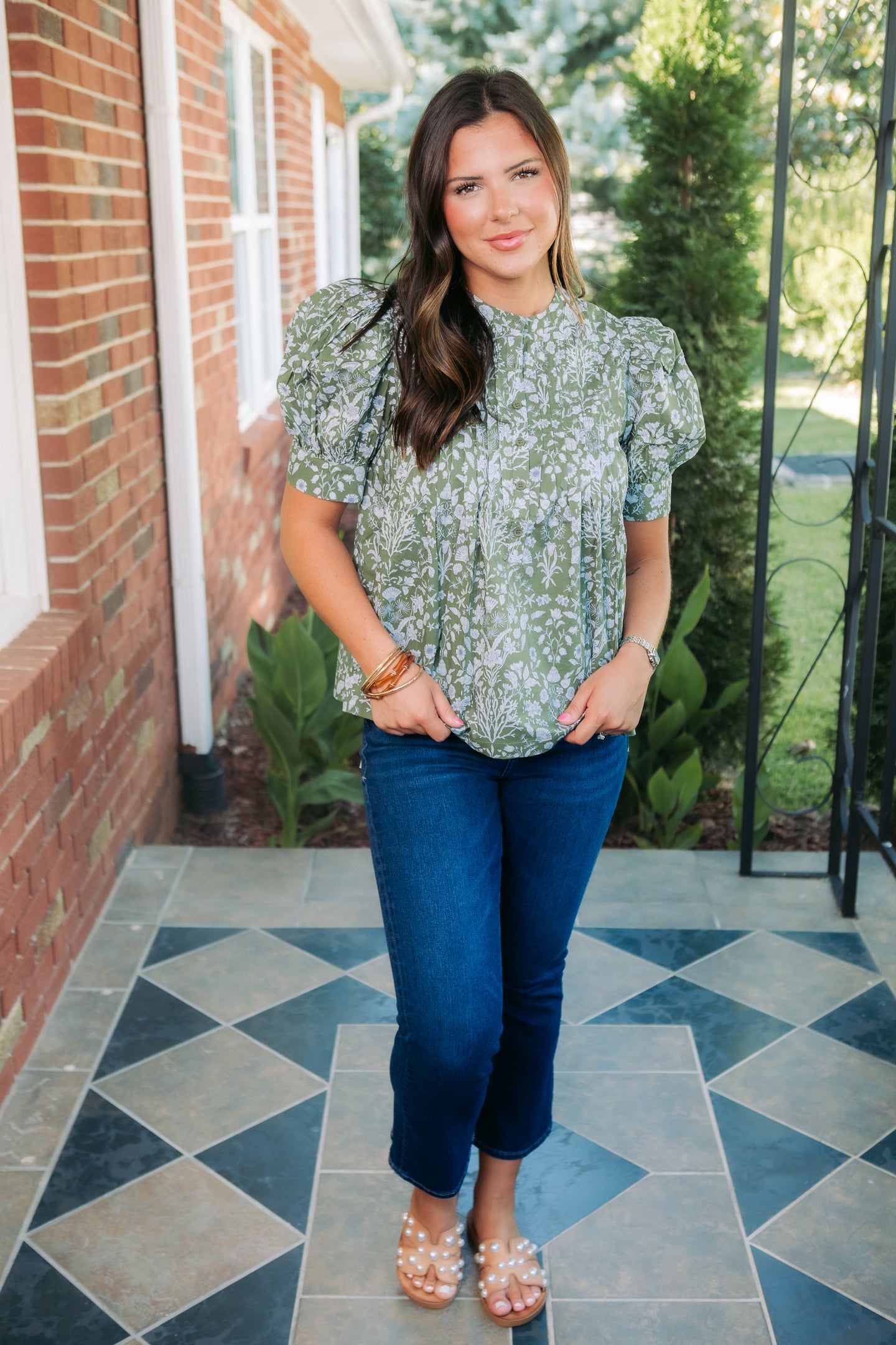 The June Floral Print Top