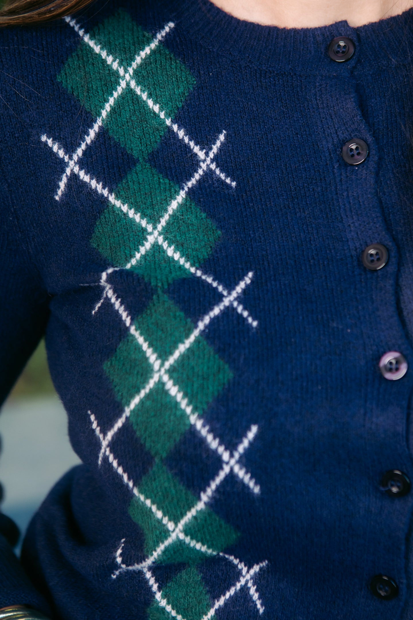 The Argyle Cardigan