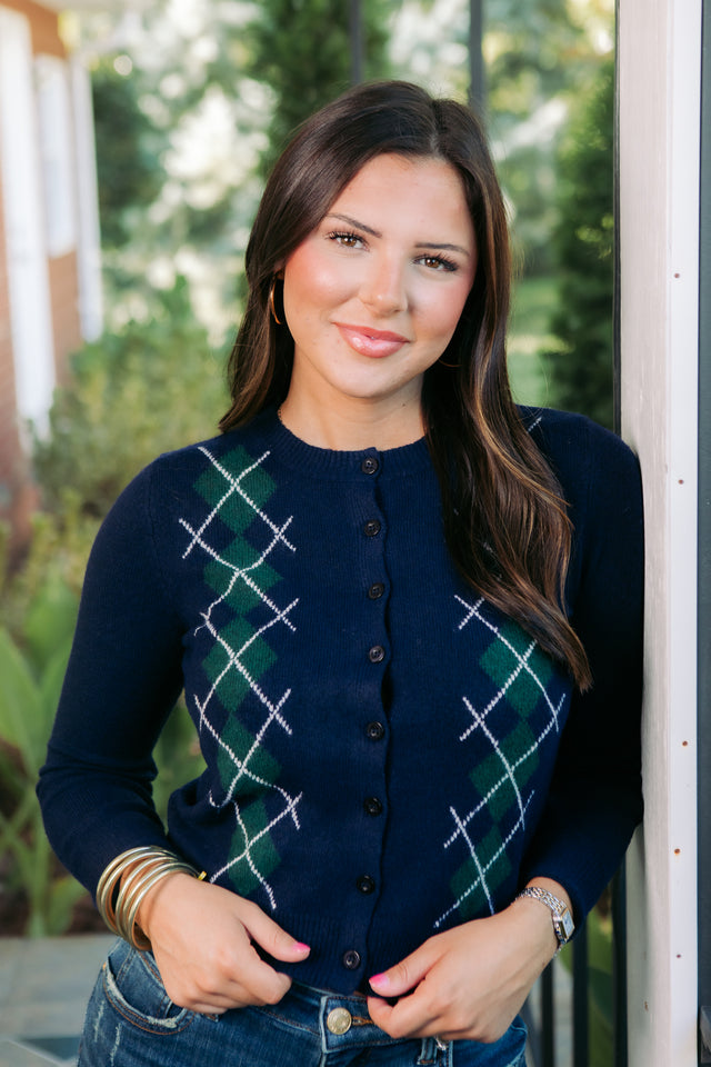 The Argyle Cardigan
