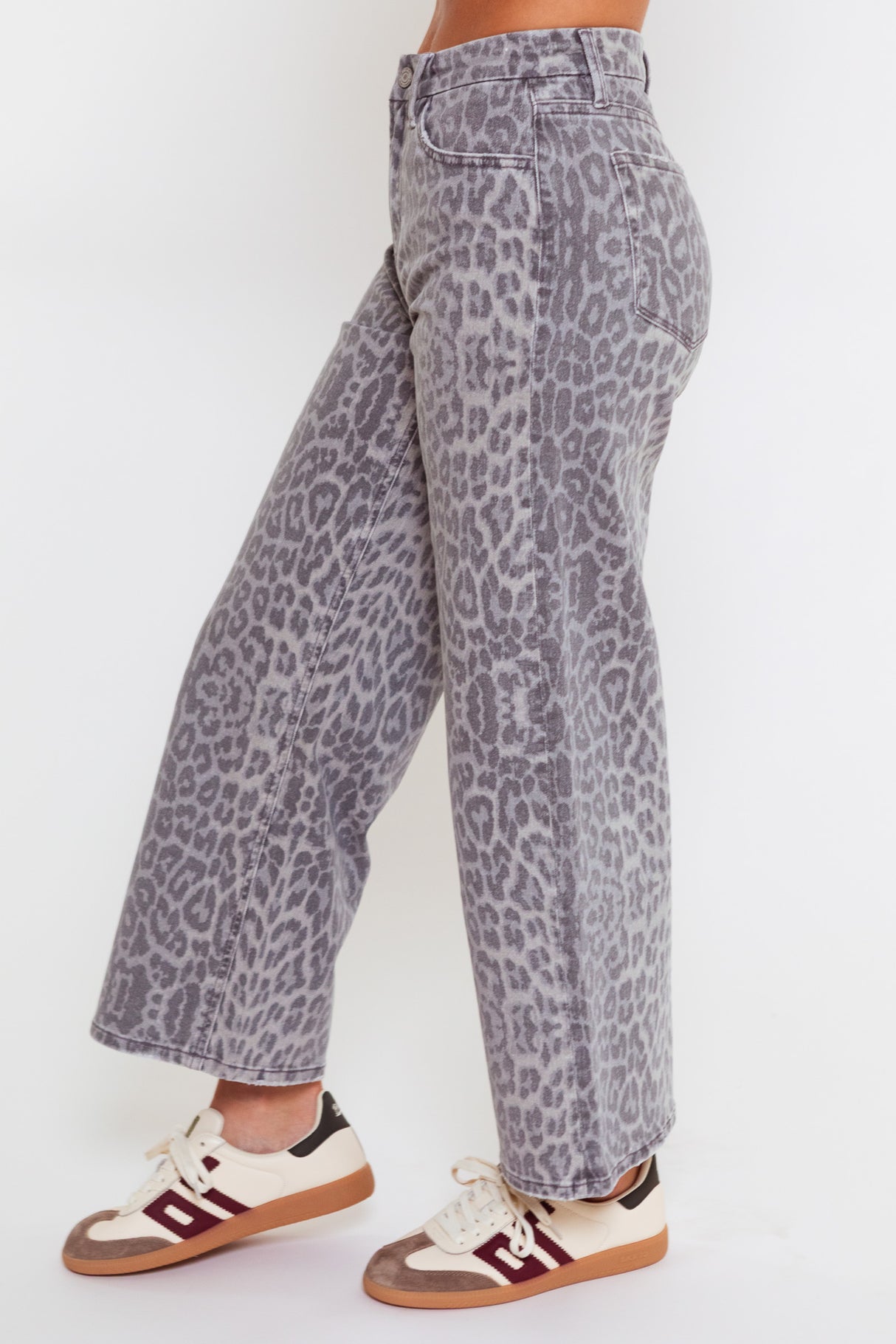 Vervet | Olivia High Rise Crop Wide Leg Jeans