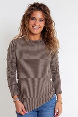 The Easy Days Striped Jersey Top