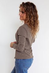 The Easy Days Striped Jersey Top