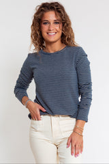The Easy Days Striped Jersey Top