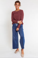 The Easy Days Striped Jersey Top