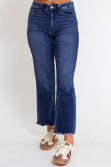 Vervet | Victoria High Rise Crop Straight Jeans