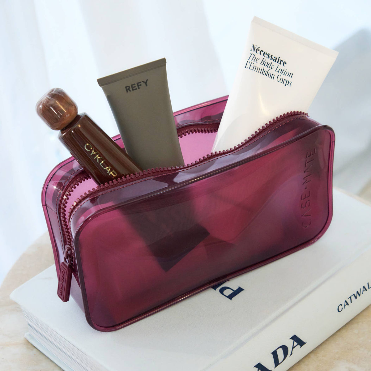 Case-Mate | Jelly Makeup Bag - Ballet Pink Twinkle