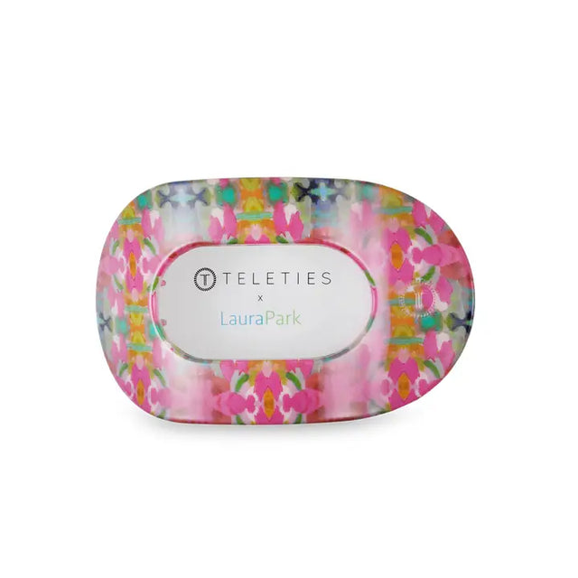 Teleties | Fuchsia Dream Medium Flat Round Hair Clip