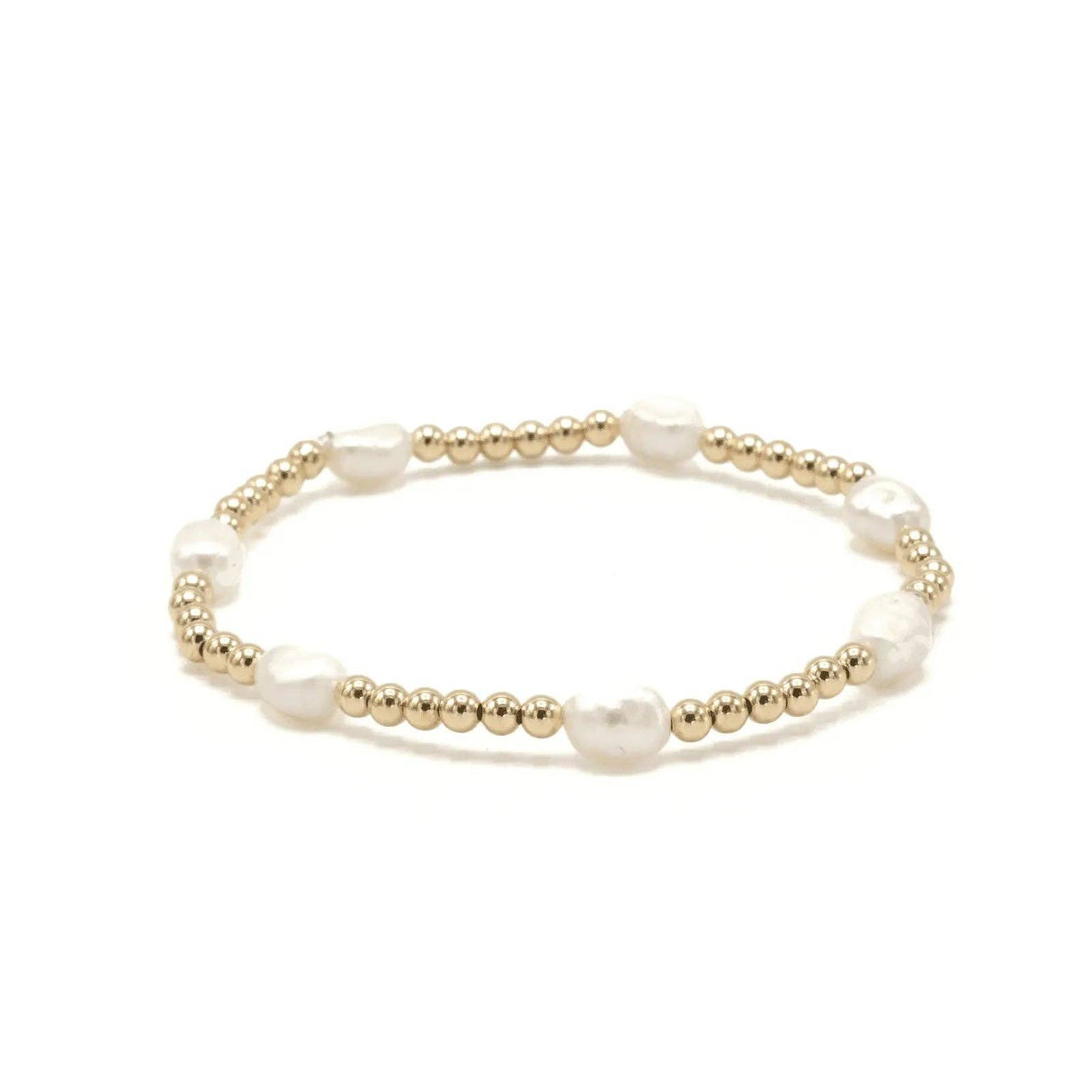 Erin Gray | Baroque Patterned Pearl Bracelet