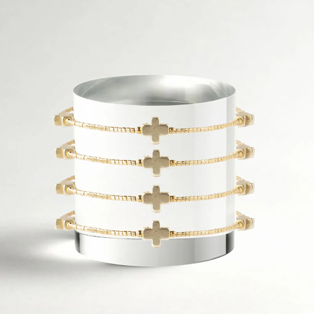 Lenny & Eva | Faithful Bangle-Gold