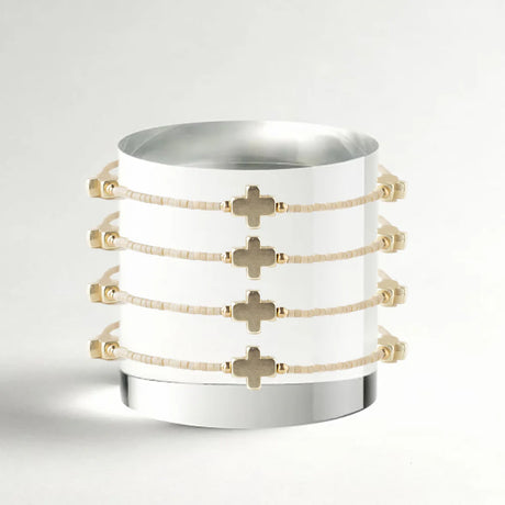 Lenny & Eva | Faithful Bangle-Latte