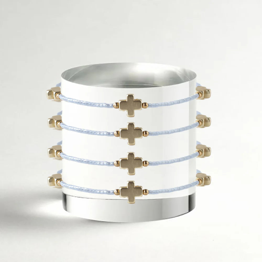 Lenny & Eva | Faithful Bangle-Sky Blue
