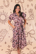 The Blush Blossom Midi Dress