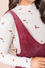 The Corduroy Overall Dress