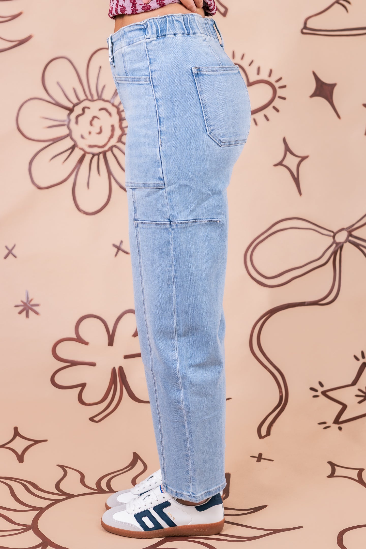 Flying Monkey | Super High Rise Barrel Fit Jeans