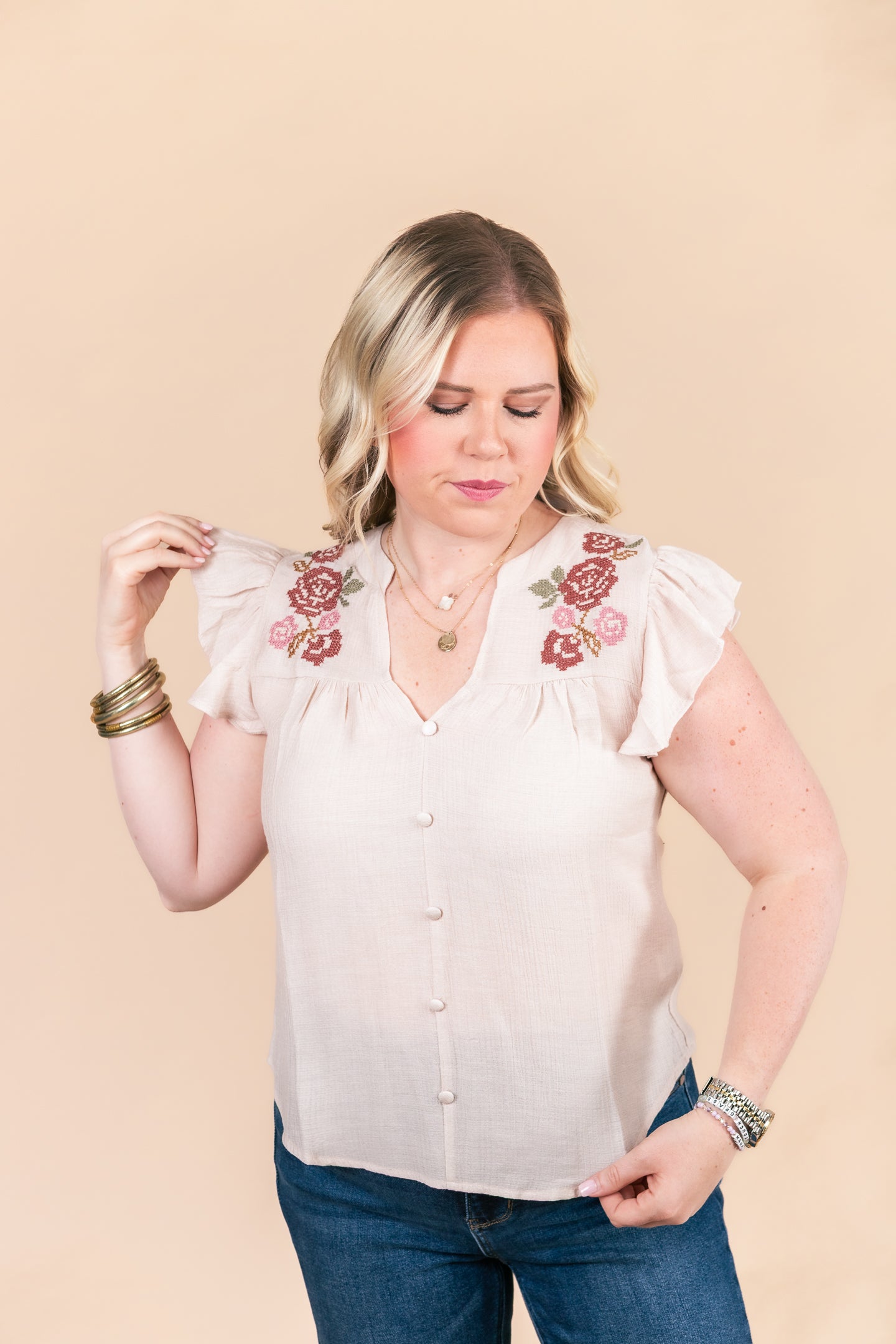 The Emmy Embroidery Top