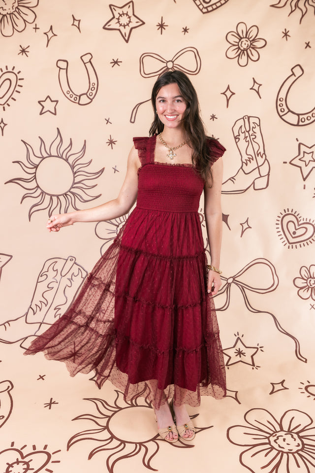 The Chiffon Charm Midi Dress