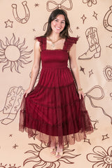 The Chiffon Charm Midi Dress