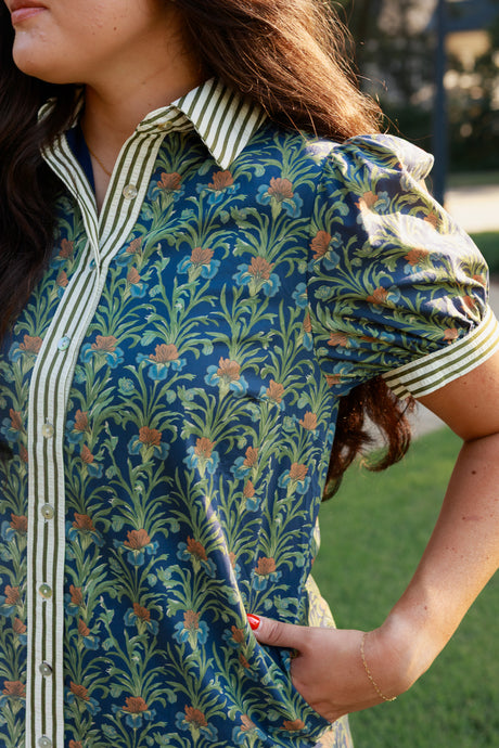 Marigold Garden Midi Dress