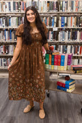 Maren Floral Midi Dress