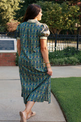 Marigold Garden Midi Dress