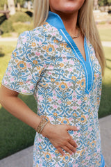 Mary Square | Brenda Dress in Ashdown Abbey